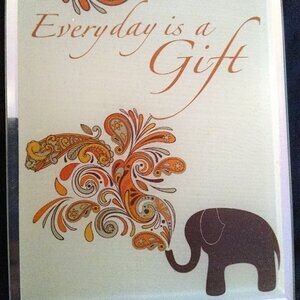 "Every Day is a Gift" plaque